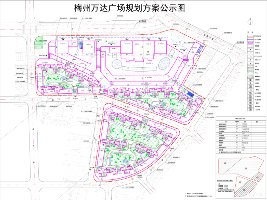 梅州万达广场规划图